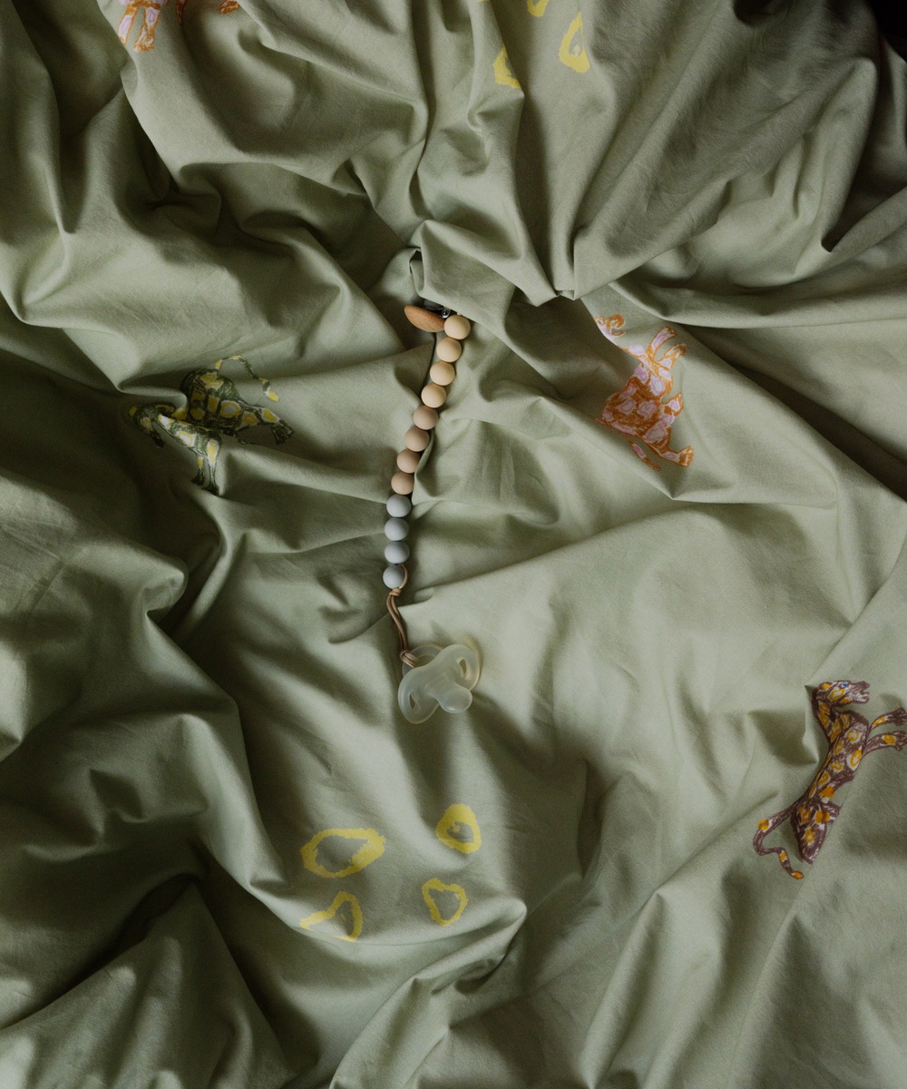 Комплект постельного белья с принтом "Леопарды" Мотылёк х Рихтер