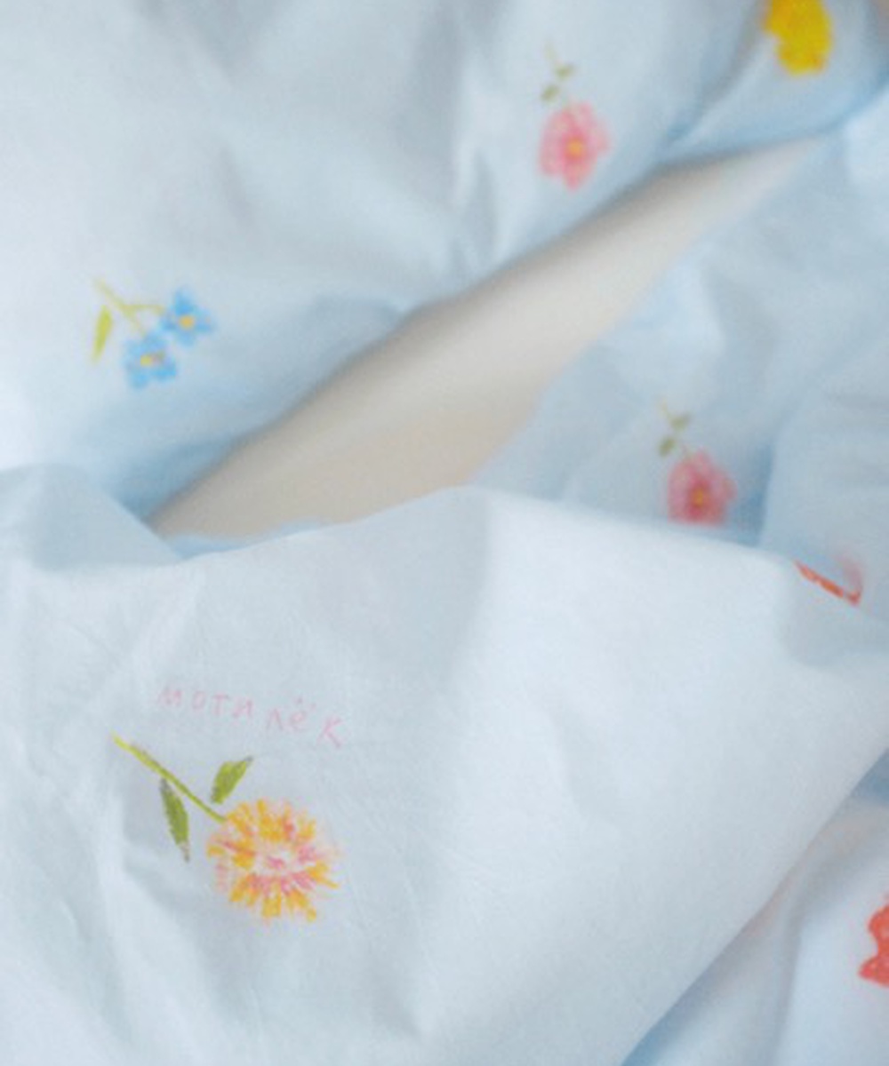 Комплект постельного белья с принтом "Цветочки"